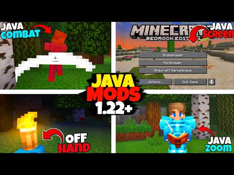 Best ADDONS To Turn MCPE Into JAVA 1.21+