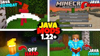 Best ADDONS To Turn MCPE Into JAVA 1.21+