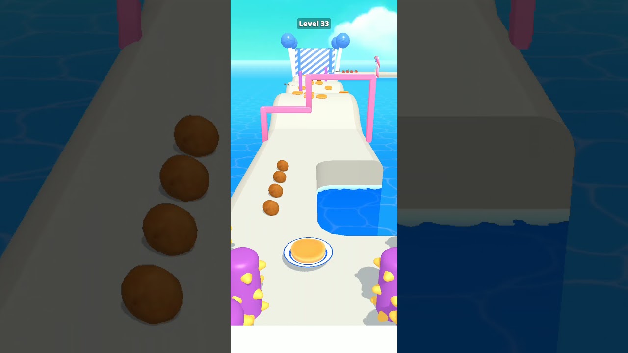 PANCAKE RUN - All Levels Gameplay Android, iOS v.11 - LEVEL 33