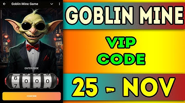 25 November Goblin Mine Game VIP Code | Goblin Mine Game Code | Goblin Mine Game Daily Combo |AGP #1