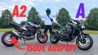 Z900 48PS (A2 gedrosselt) VS Z900 125PS (A offen) | Kranker Sound!
Instagram ▶️ https://www.instagram.com/ogiberlin_
Kamera*:https://amzn.to/31CLCBM
Mikrofon*:https://amzn.to/35V0sXw
Speicherkarte*: https://amzn.to/31EZlIa
Gopro Halterung*: https://amzn.to/344zjzR
( Die mit * gekennzeichneten Links sind Affiliate Links diese mit dem Partnerprogramm von Amazon zusammenhängen.
Diese dienen zur Orientierung und schnellem finden der Produkte und werden je nach Erfolg mit einer Provision ausgezahlt falls diese genutzt werden :))
#berlin #motovlog Z900 48PS (A2 gedrosselt) VS Z900 125PS (A offen) | Kranker Sound!