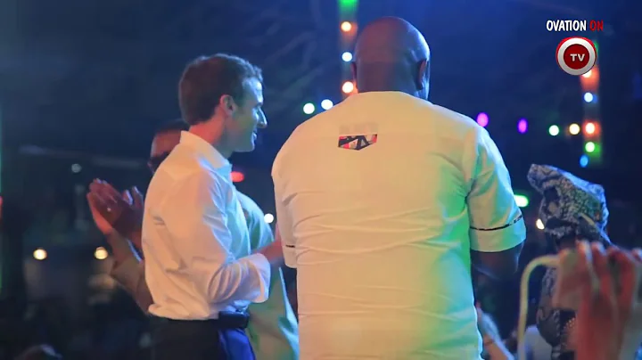 Sight and Sound of  President Emmanuel Macron’s Visit to the New Afrika Shrine in Lagos