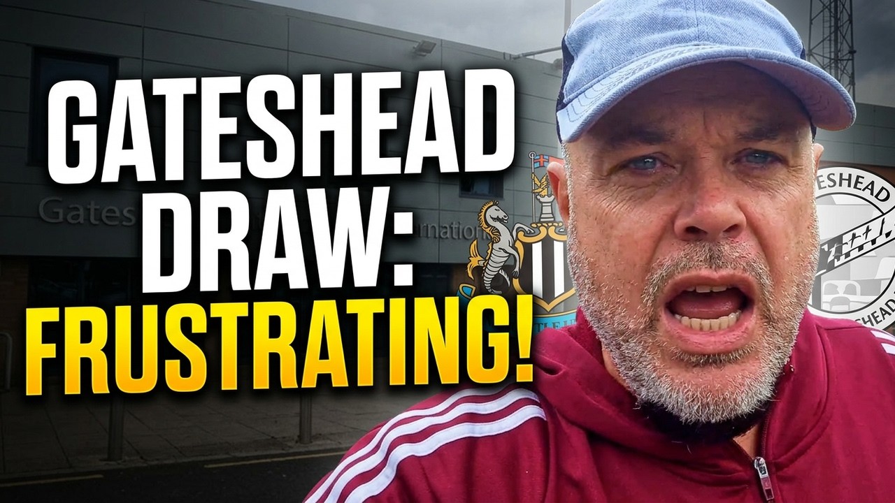 GATESHEAD 1-1 NEWCASTLE UNITED | Hopefully there's not an overreaction to this