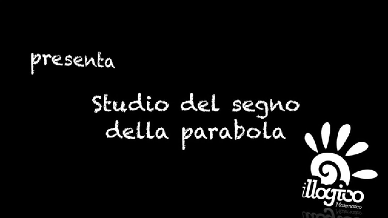 Studio del segno parabola