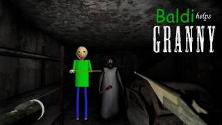 Baldi's helps Granny New Mod! Full Gameplay