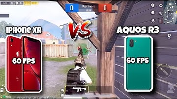 aquos r3 Vs iphone XR TDM 1v1
