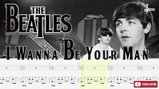 The Beatles - I Wanna Be Your Man (🔴Bass + Drum Tabs) By Paul McCartney &amp; Ringo Starr