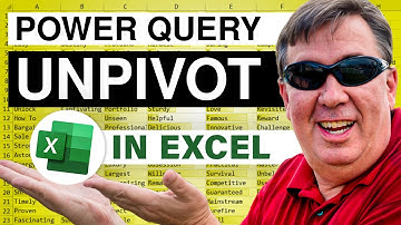 Excel - How To Unpivot Data In Excel Power Query - Episode 1909
