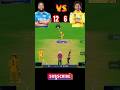 Kieron Pollard 🆚 MS Dhoni | 3 Balls Challenge 🔥 Real Cricket 24 #shorts