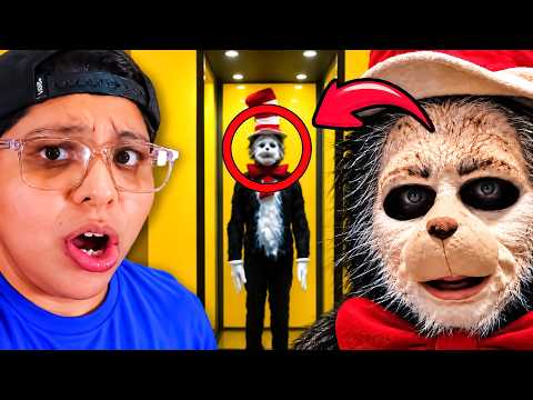 I RECORDED THE CAT IN THE HAT COSTUME ALONE ALL NIGHT 😱 | IT HAS SOMEONE ALIVE INSIDE...