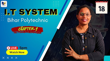#18 it system 1st semester | polytechnic 1st semester it system, bihar polytechnic/raceva semester