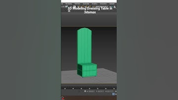 Create 3D Dressing Table in 3dsmax | How to Model it. #3d #interiordesign #3dmodeling