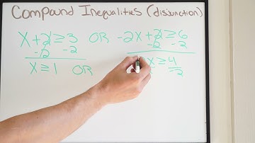 Solving and Graphing Compound Inequalities (disjunction)