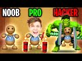 Can We Go NOOB vs PRO vs HACKER In KICK THE BUDDY!? (ALL NEW WEAPONS!)