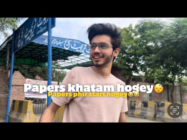 Papers khatam hogey😭| 1 year ke again🥺| Vlog | ibi Sheikh class=