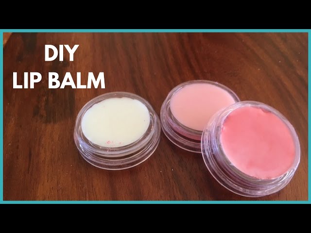 DIY  Natural Lip Balm Using Bees Wax 