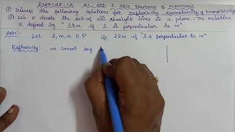 11th maths l Sets,Relations and Functions l Exercise:1.2(1)(ii)