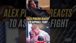 Alex Pereira REACTS to Tom Aspinall vs Ciryl Gane 😬