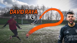 KICKERBALL vs ARSENAL GK ft. DAVID RAYA