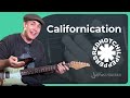 Californication guitar lesson  red hot chili peppers