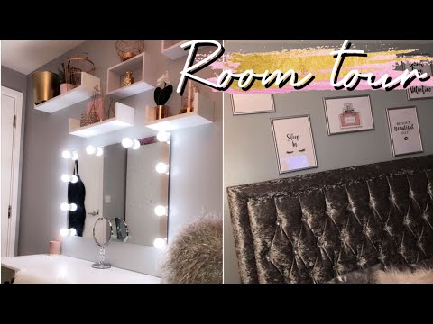 small-room-tour-ideas-|-glam-&-girly-|-bedroom-makeover-💕