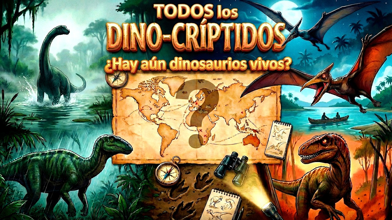 TODOS los DINO-CRÍPTIDOS del mundo 🦖 ¿Hay aún dinosaurios vivos? 🦕 Leyendas de Dinosaurios