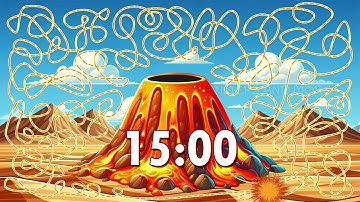 15 Minute Volcano 🌋 Timer Bomb 💣 | Confetti Eruption