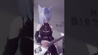 Vtuber guitar mocap with finger tracking #vtuber #guitar #wutheringwaves