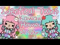 Identical Twins New Neon Kawaii Apartment Home Design 🌈💕 Toca Life World