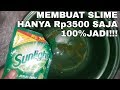 Rp.3500 BISA BUAT SLIME??! TUTORIAL MEMBUAT SLIME DENGAN BAHAN SEHARGA Rp 3500