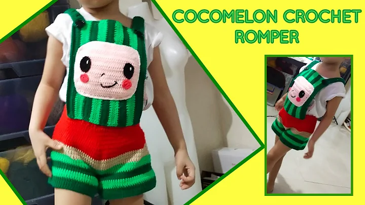 Crochet Cocomelon Romper: Perfect for Baby Photoshoots