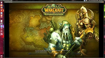 World of WarCraft Linux using WINE