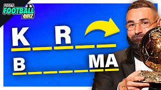 GUESS THE PLAYER WITH MISSING LETTERS 2022-23 EDITION | TFQ QUIZ FOOTBALL 2022 screenshot 5