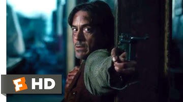 Sherlock Holmes: A Game of Shadows (2011) - Trainyard Shootout Scene (5/10) | Movieclips