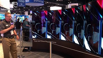 InfoComm 2017: LG Features Dual-View Curved Tiling OLED Signage