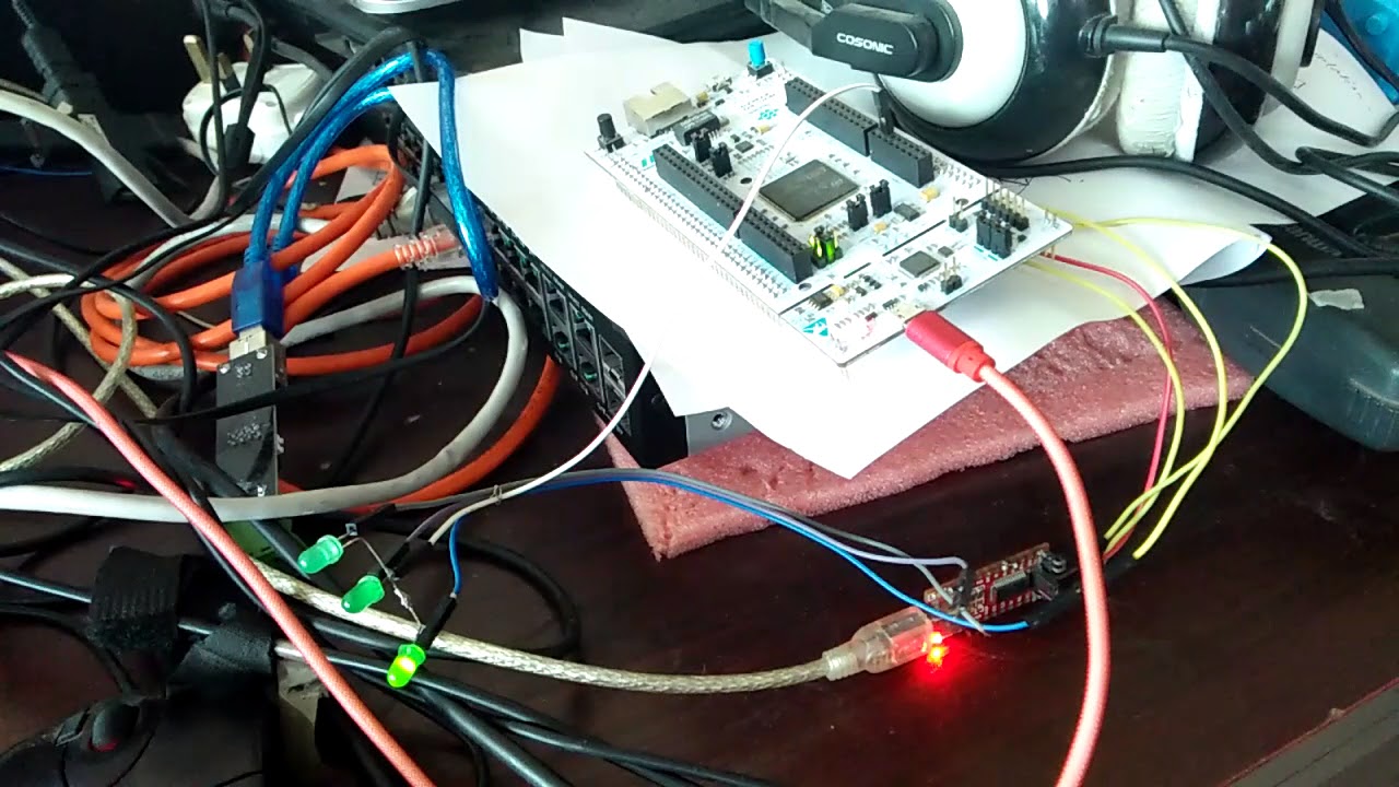 Modbus Activity Led Modbus serial Led blinking at STM32 - YouTube