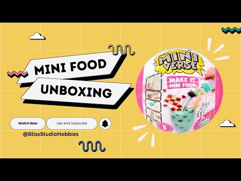Let's take a look at Mini Food! MGA's MINI Verse Make it Mini Food