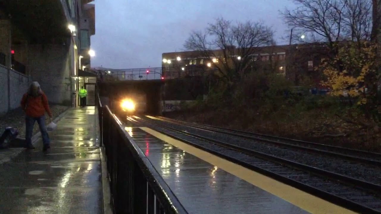 Amtrak p449 arriving Pittsfield station with Downeaster 90214 YouTube