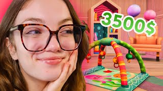 On meuble une chambre pour un nourrisson avec 3500$ ! | Les Sims 4 👶🏼