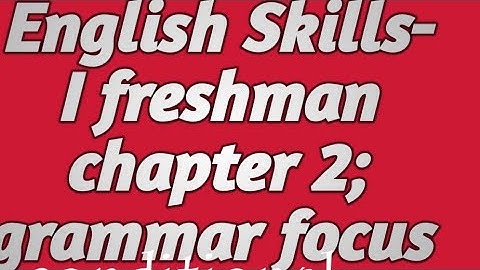 English Language Skills-I; Freshman chapter 2, Conditional sentences, In Afaan Oromoo 