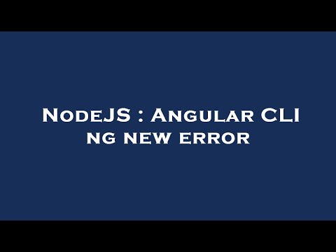 NodeJS : Angular