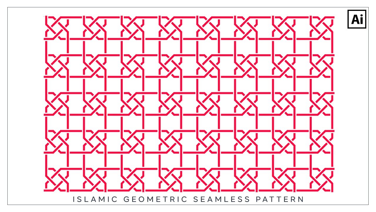 Create Stunning Islamic geometric seamless patterns  in Illustrator (Beginner Friendly)