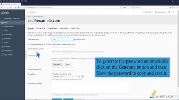 How to change the password of your email account in Plesk   WhiteLight Hosting