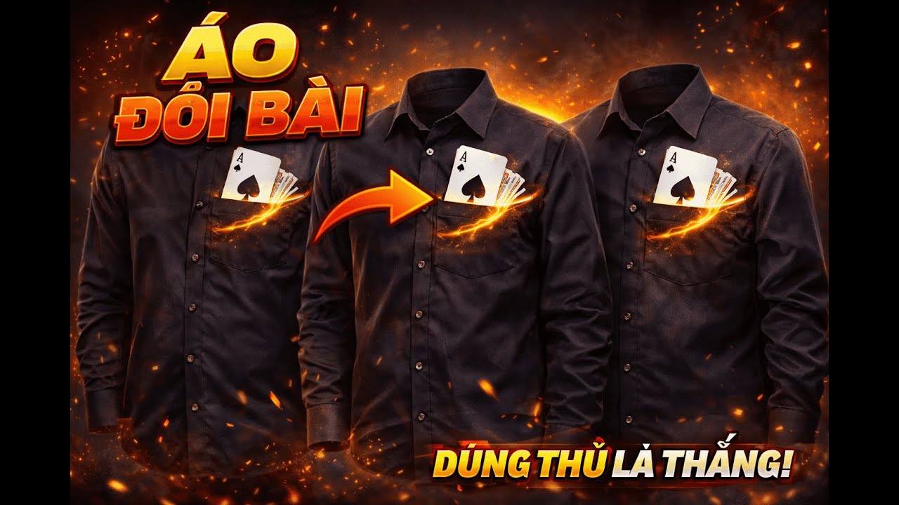 Mẹo Dùng Áo Đổi Bài Không Tiếng Động Chơi Bài Bịp Cực Dễ Dàng, Dùng Áo Đổi Bài Đánh Bài Bịp Mới Nhất — Đồ Chơi Xóc Đĩa Tấn Casino YouTube video