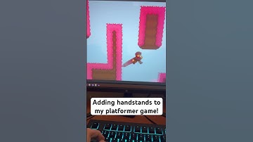 Adding handstands to my 2D platformer #gamedesign #gamedev #gamedevelopment #games