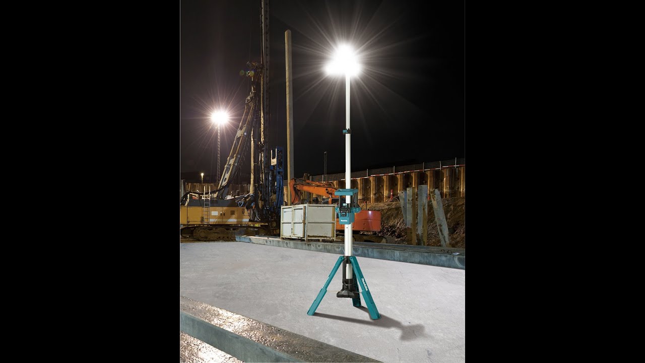 Makita LXT 18V Cordless Tower Work/Multi-Directional Light - DML814