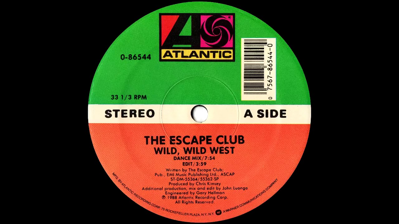 The Escape Club - Wild, Wild West (Dance Mix) 1988 - YouTube