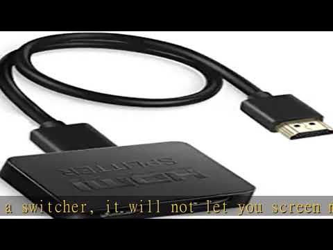 avedio Links HDMI Splitter 1 in 2 Out, 4K HDMI Splitter for Dual