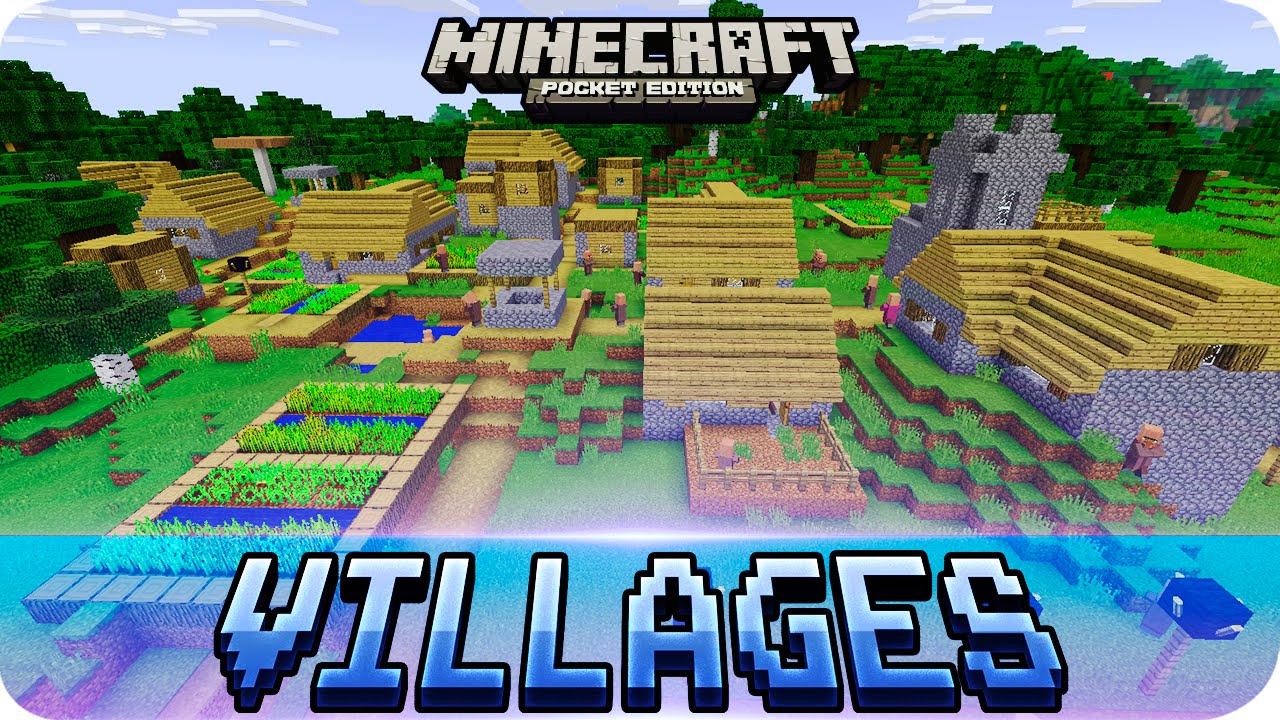 Minecraft PE Seeds - TOP 3 Village Seeds - 0.15.0 / 0.14 MCPE - YouTube