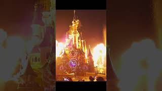 Walt Disney Castle Electrical Sky Parade Dreams Nighttime Extravaganza Fireworks Lasers Drones Show